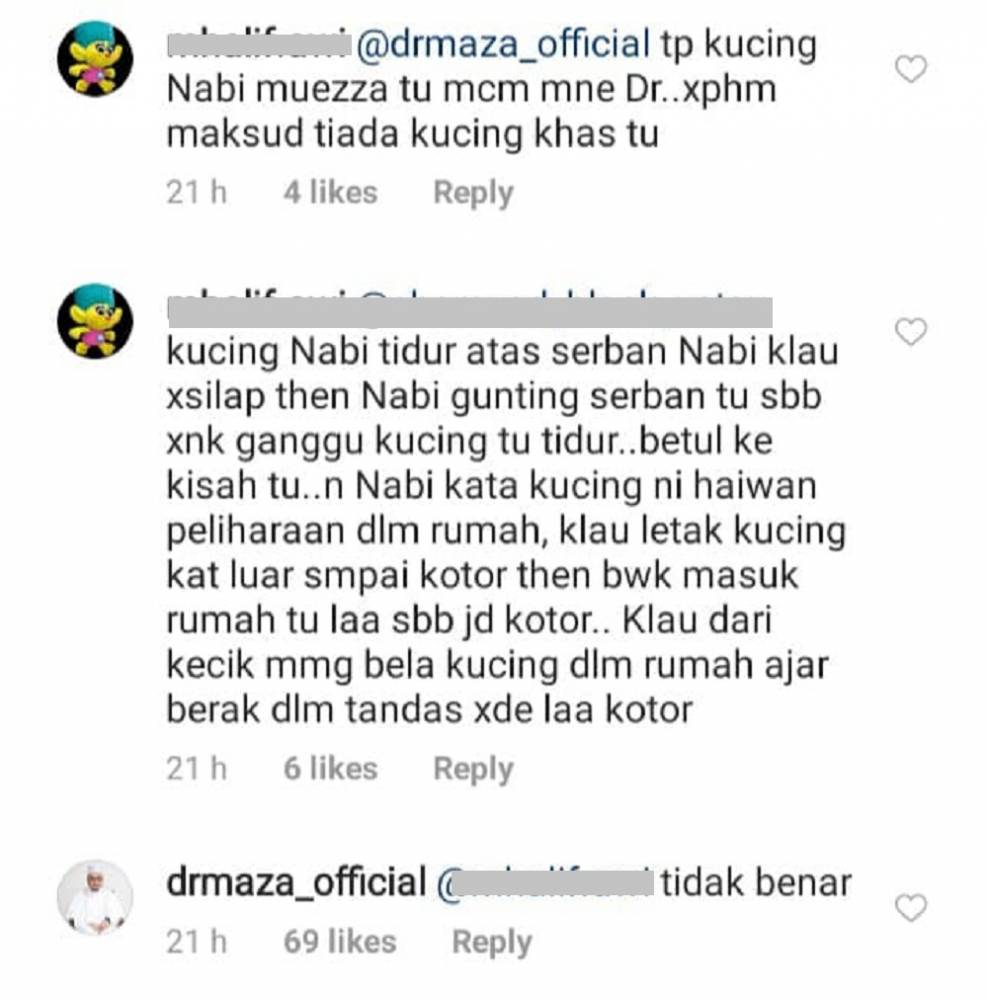 Nabi sayang semua haiwan! Kisah fasal kucing Nabi tak benar 