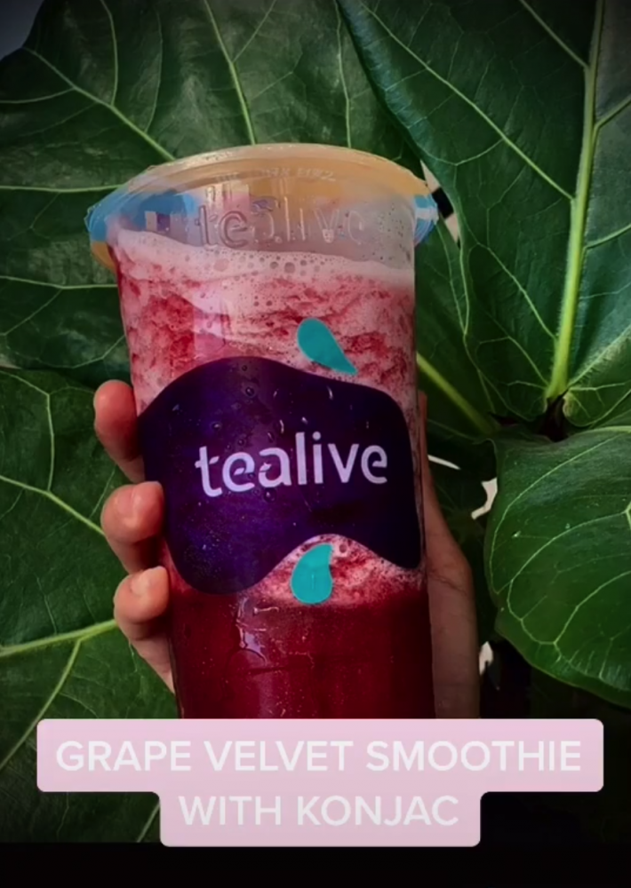 Velvet smoothie grape
