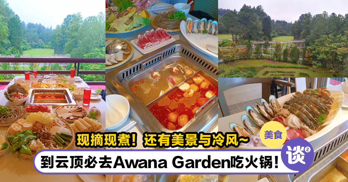 到云顶Awana Garden吃火锅！一起去吃现摘现吃的新鲜蔬菜+超浓郁的咖喱叻沙汤底！ TTN 谈谈网