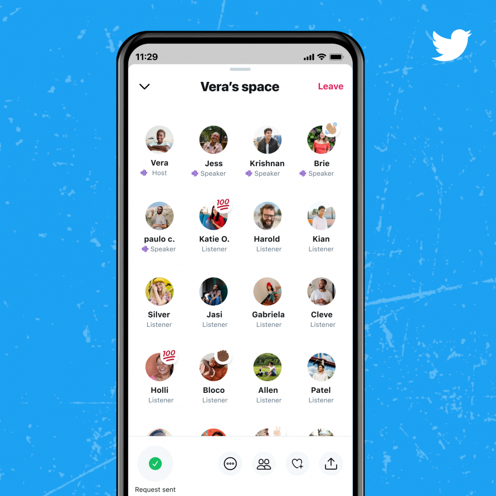 Twitter正式推出spaces功能 只要有600名追踪者就可以开启聊天室 Ttn 谈谈网