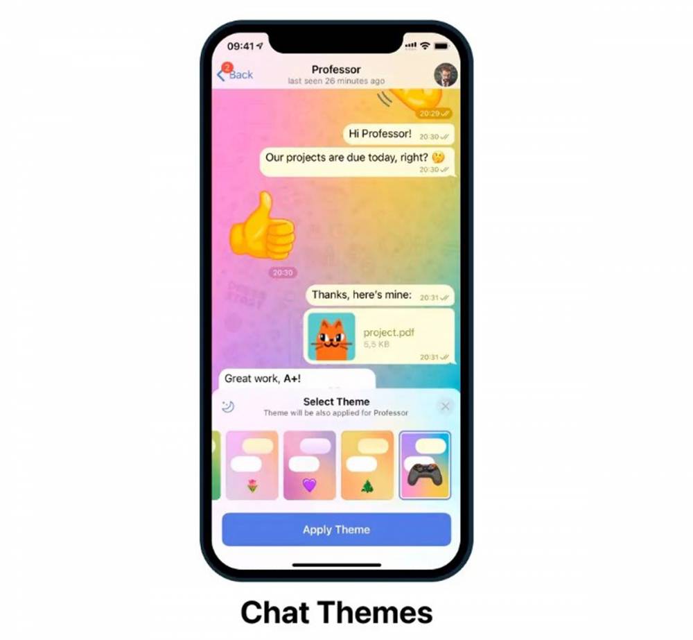 Telegram新增4功能！用户能更轻松地录制直播和视频、新添聊天室背景主题！ | TTN 谈谈网