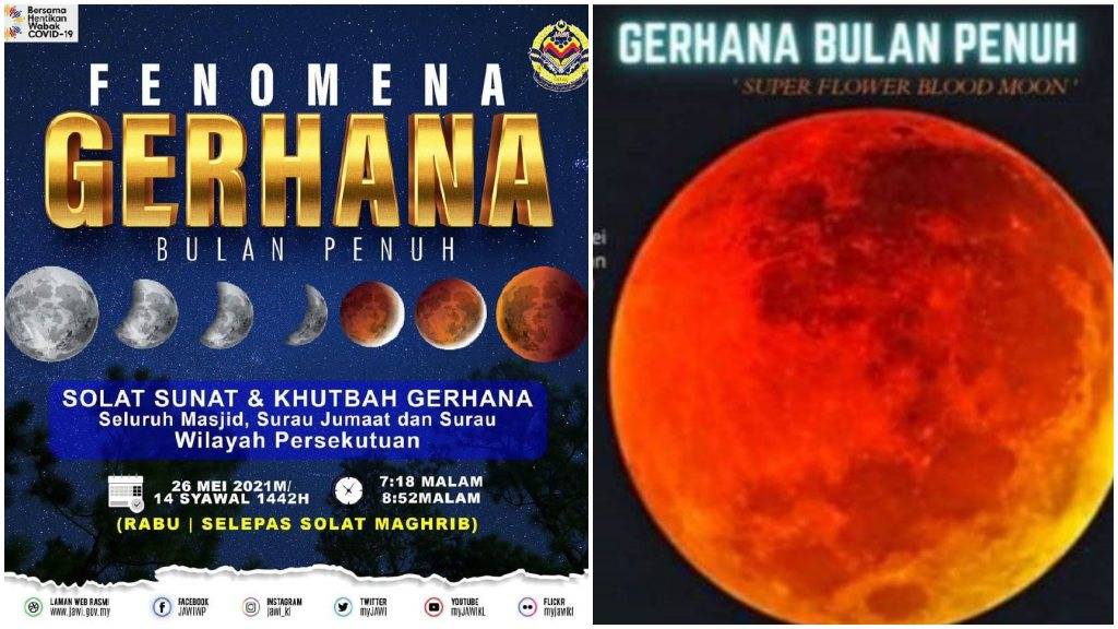 Berita Terkini Fenomena u0027bulan berdarahu0027 petang ini! JAWI saran 