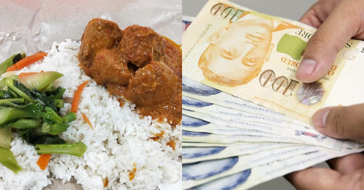 要不要砍那么重？！白饭加菜和肉要价RM47！网：新加坡嘛嘛店是很贵的！