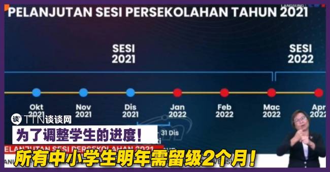 为了调整学生的进度 所有中小学生明年需留级2个月 Ttn 谈谈网